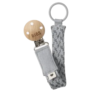 Pacifier Clip - Cloud/Iron