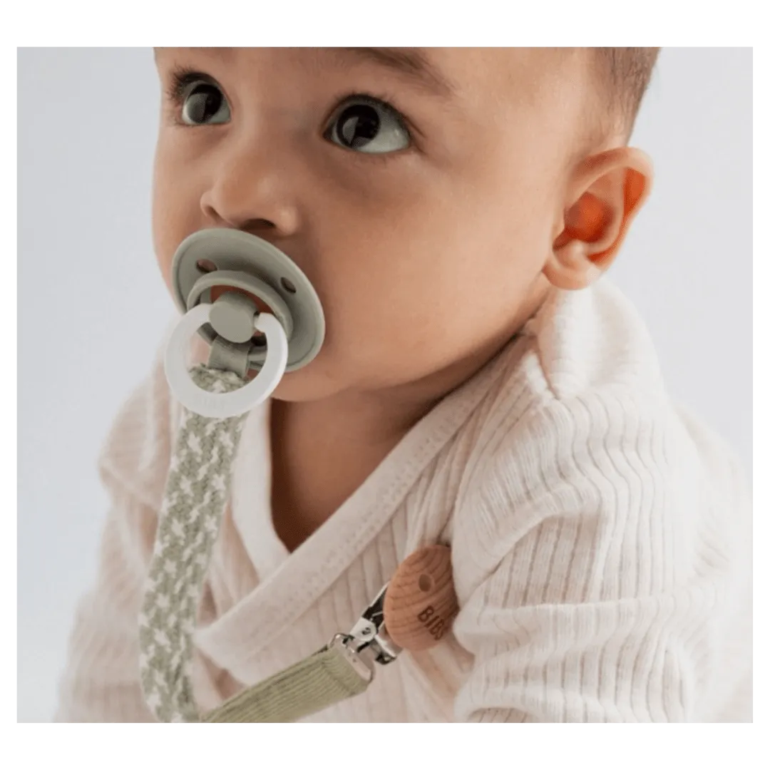 Pacifier Clip - Cloud/Iron
