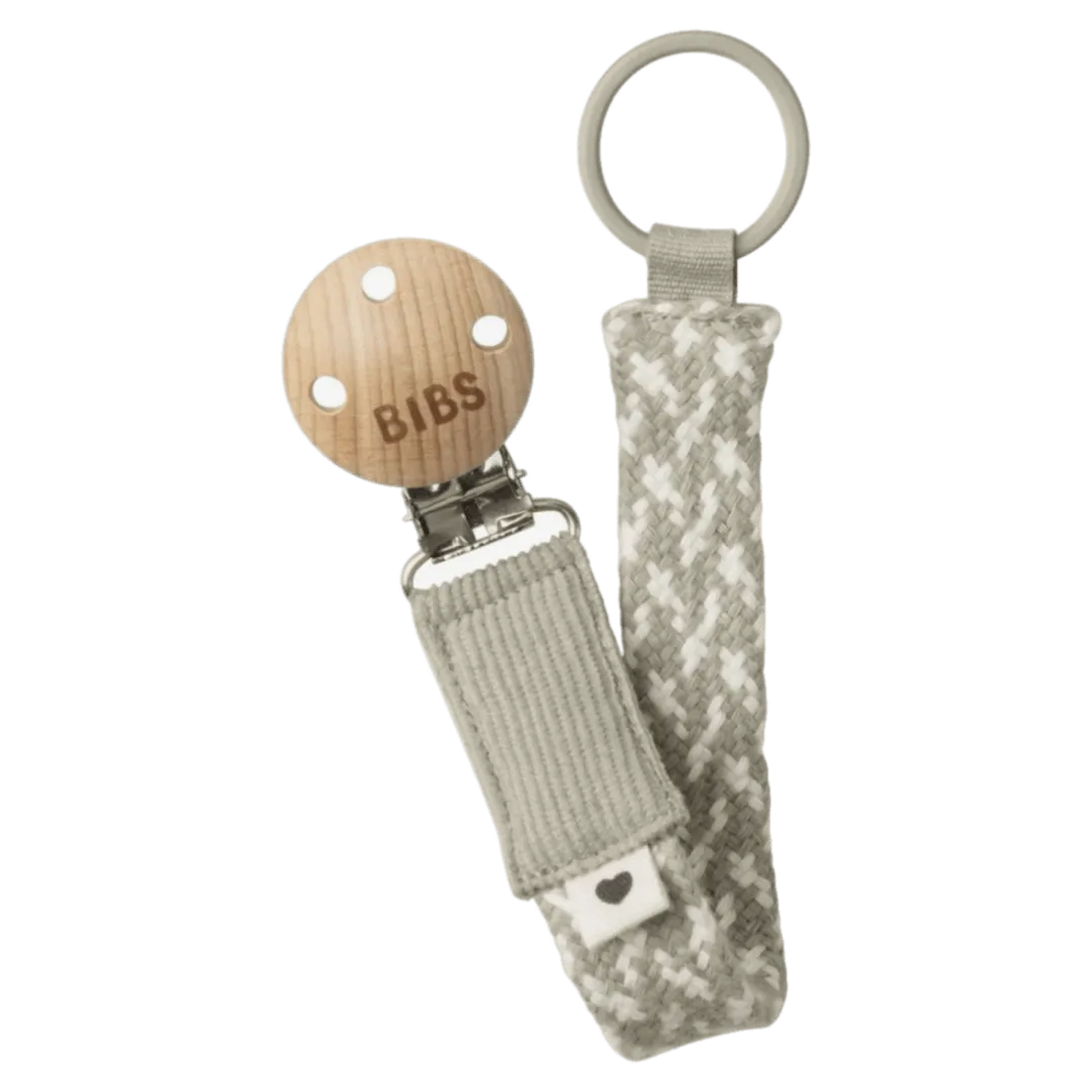 Pacifier Clip - Ivory/Sand