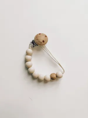 Pacifier Clip - Milk