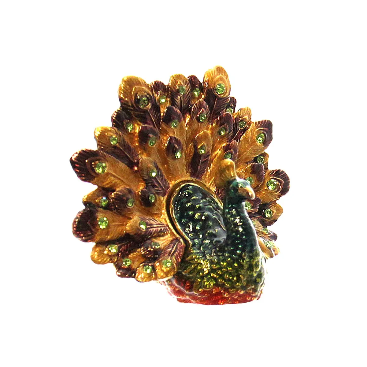 Peacock Box - Gold