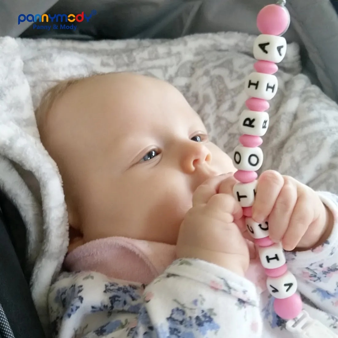 Personalized a Pacifier Clip - Classic