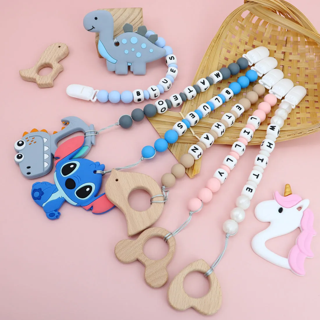 Personalized a Pacifier Clip - Classic