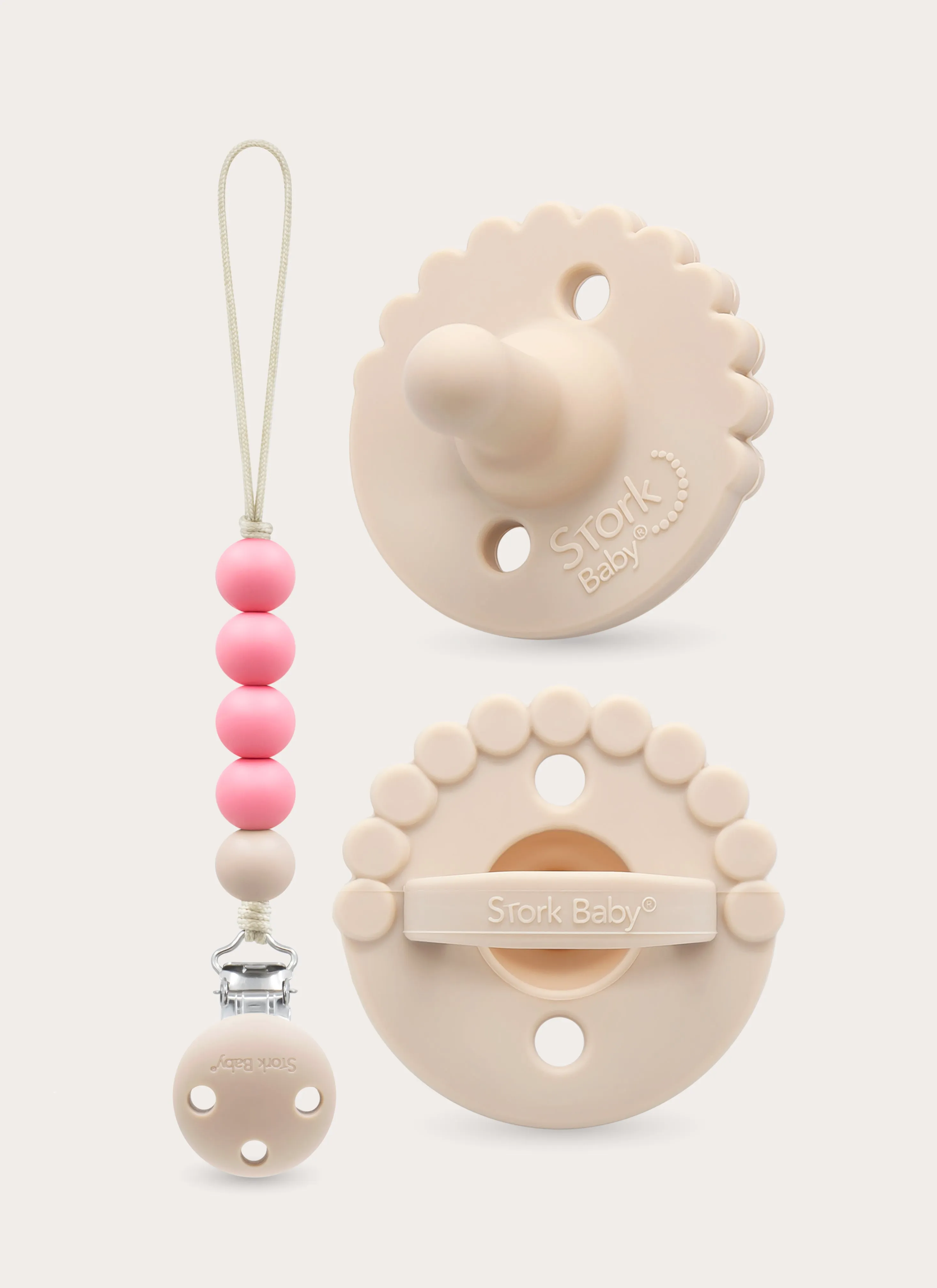 PETAL Bloom Set in Latte/Fuchsia