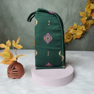 Phone Holder Green Geometric Print