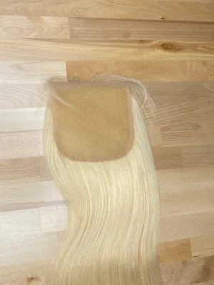 Platinum Blonde Straight HD Lace Closures