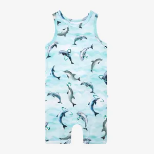 Posh Peanut Skipper Basic Racerback Short Length Romper