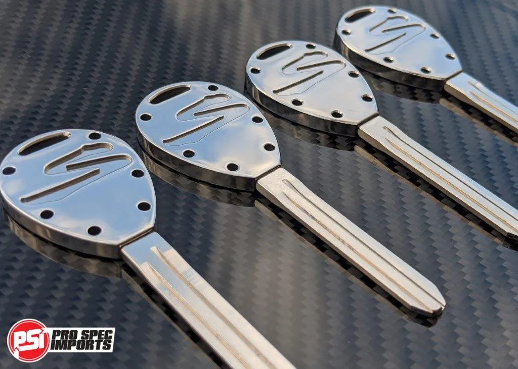 Premium Polished - Titanium Mk4 Supra Key
