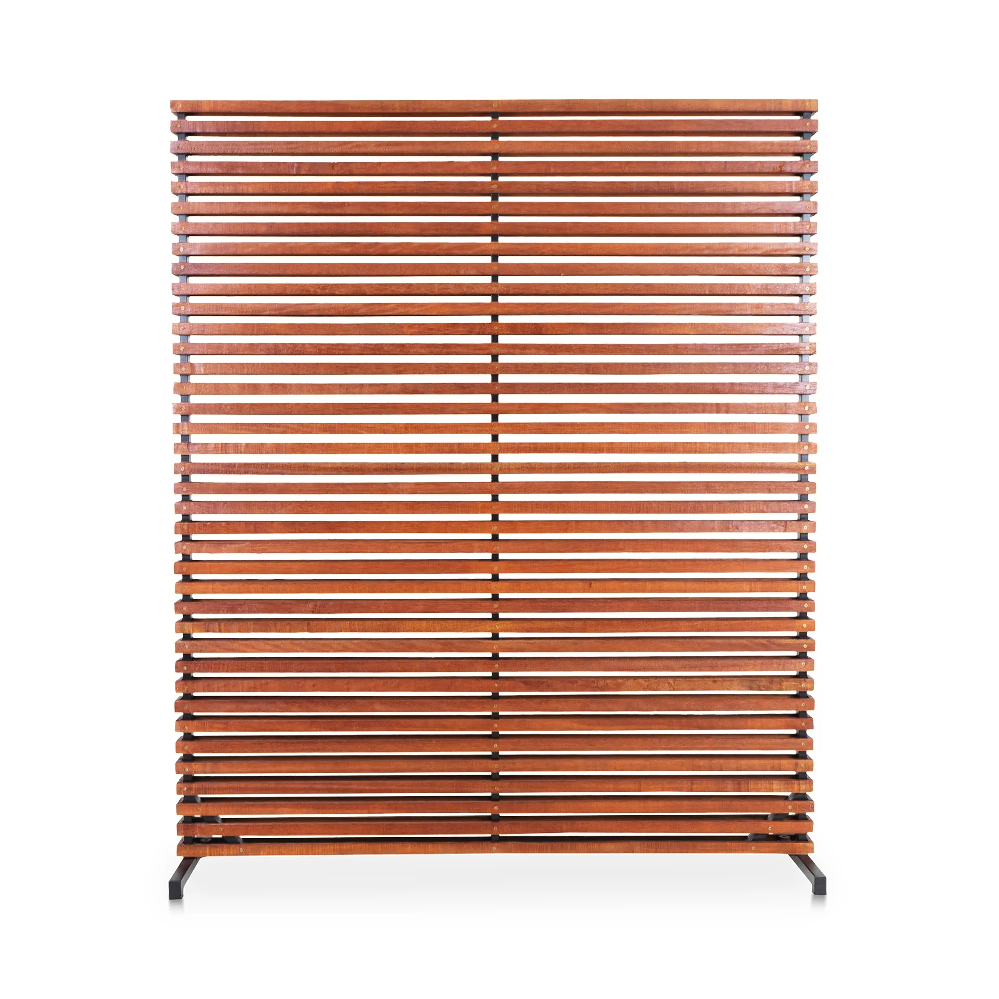 Privacy-Perfect Aluminum & Wood Room Divider
