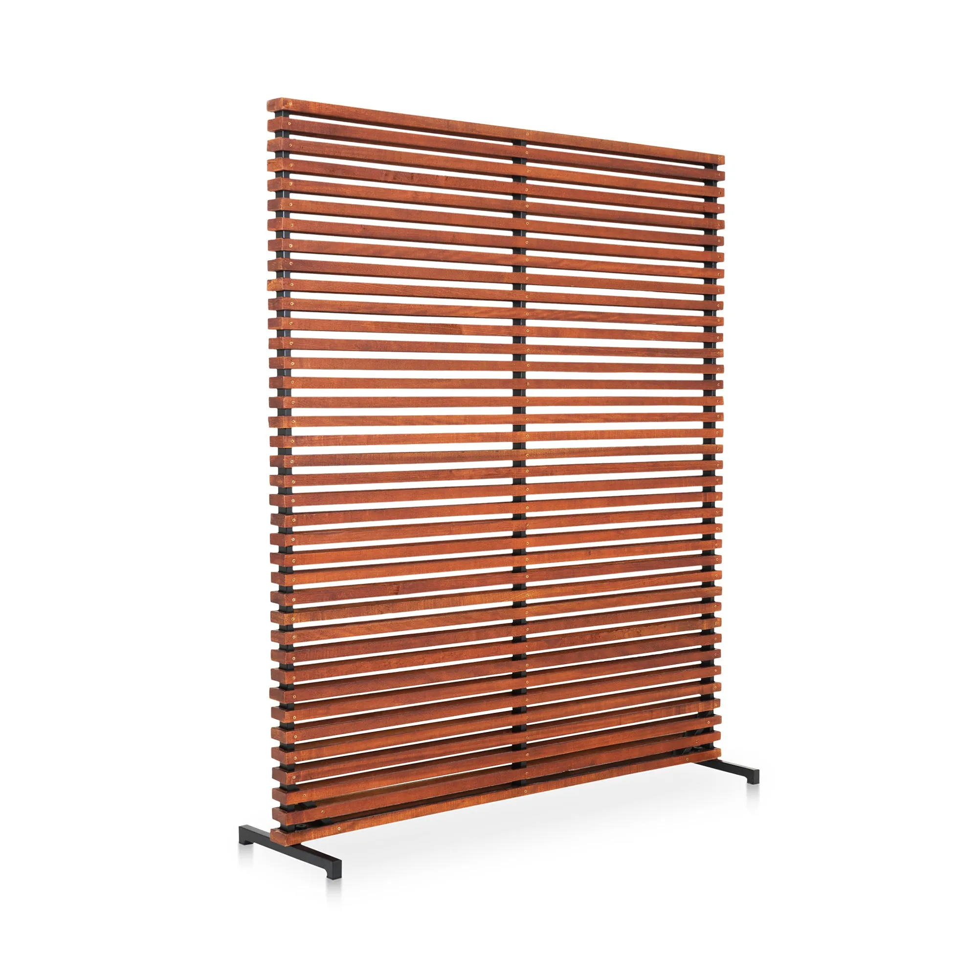 Privacy-Perfect Aluminum & Wood Room Divider