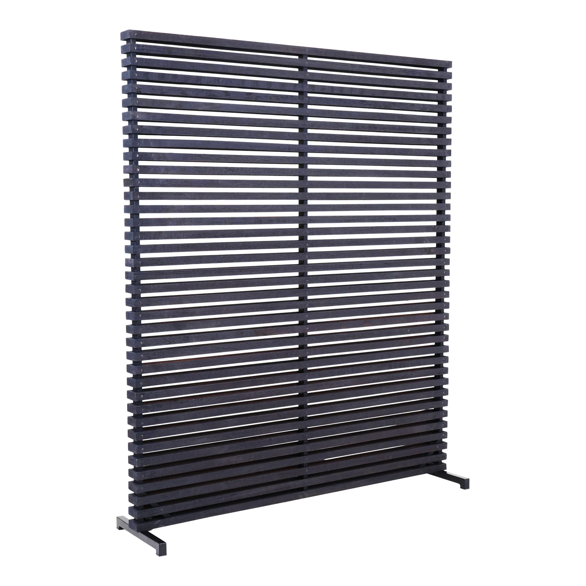 Privacy-Perfect Aluminum & Wood Room Divider
