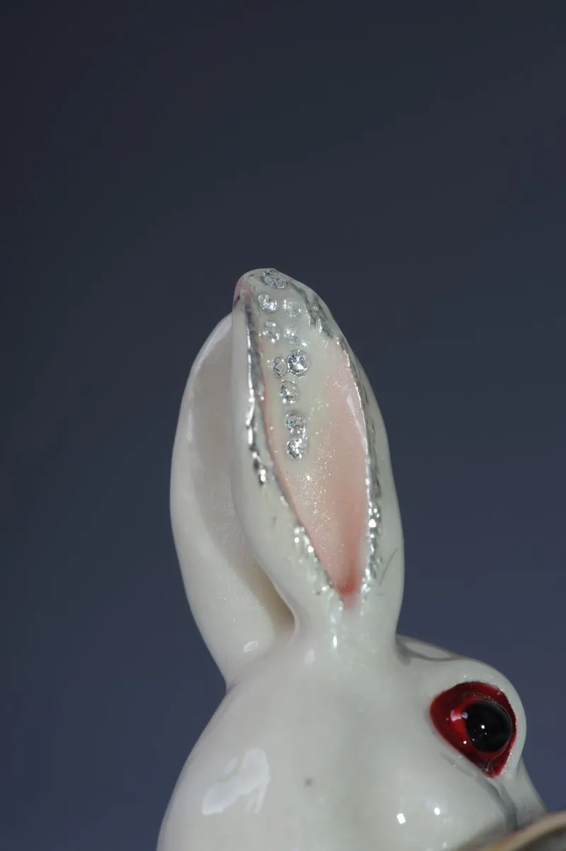 Rabbit playing the Horn