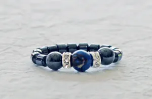 Regalite Jasper Magnetic Bead Ring