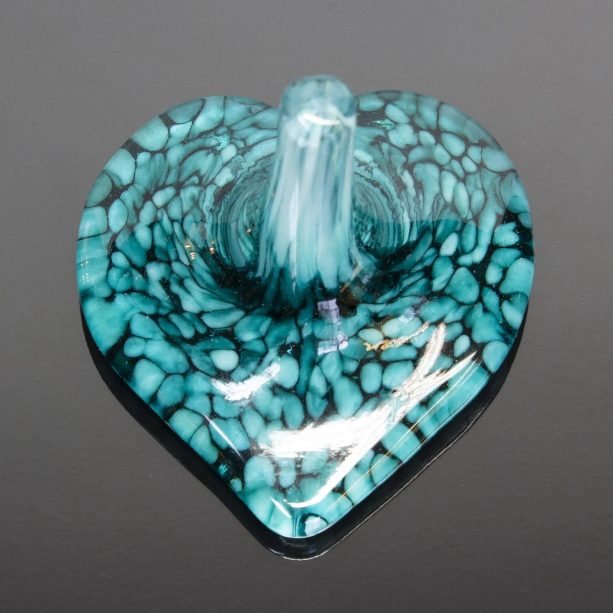 Ring Holder Heart - Emerald