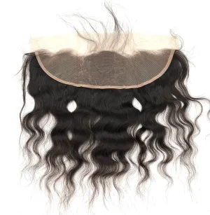 RIO Malaysian Frontal  Ear to Ear 13x4 Natural Black