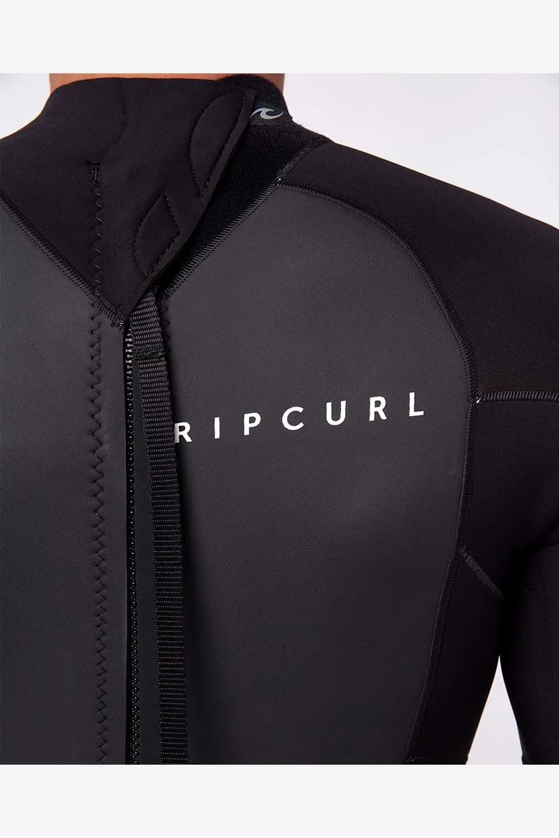 RIP CURL OMEGA 2MM BACK ZIP SPRING SUIT - BLACK