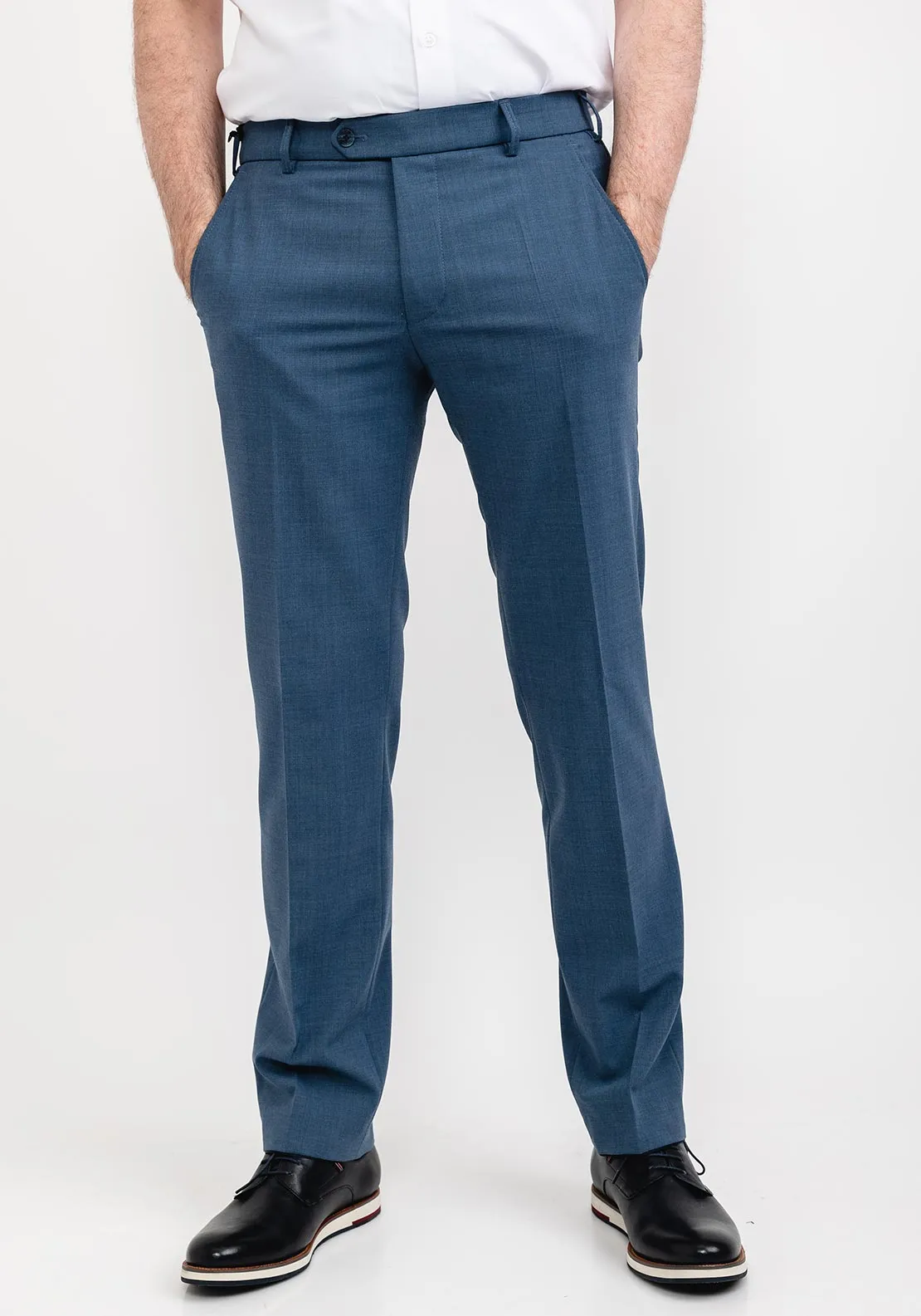 Roma Regular Tropical Chinos in Denim