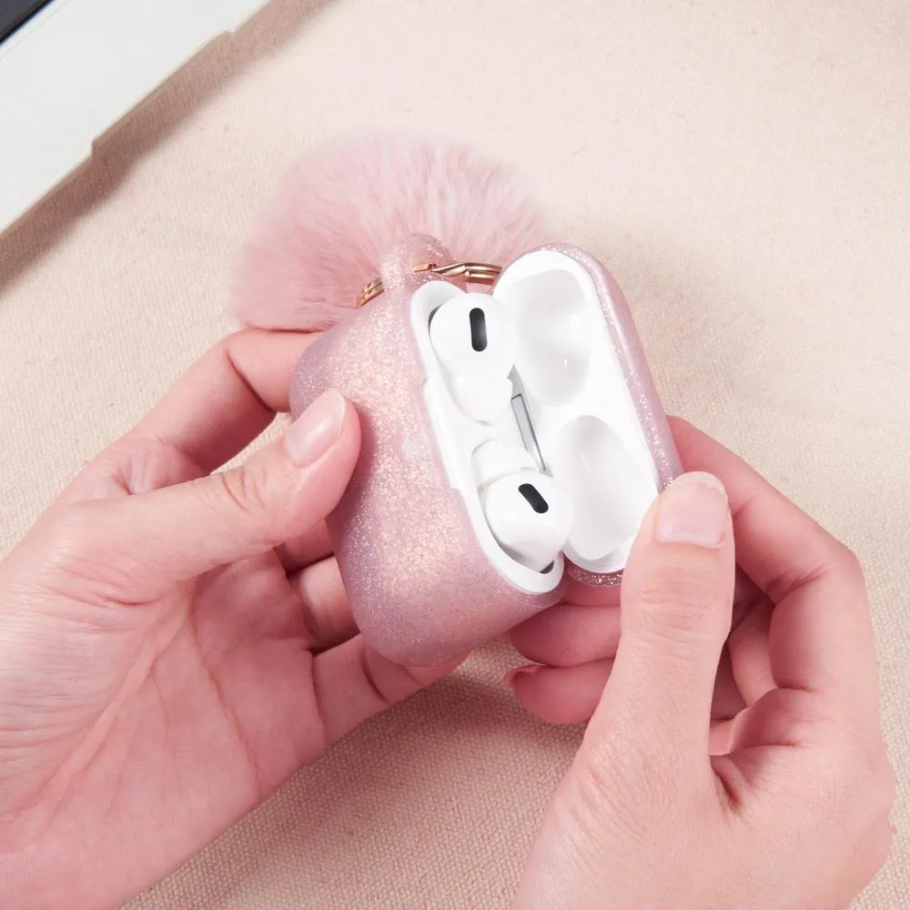 Rose Gold Glitter Case for Airpods 3