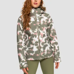 Roxy Jet Ski 10K Snow Jacket Deep Lichen Green Nimal - Womens