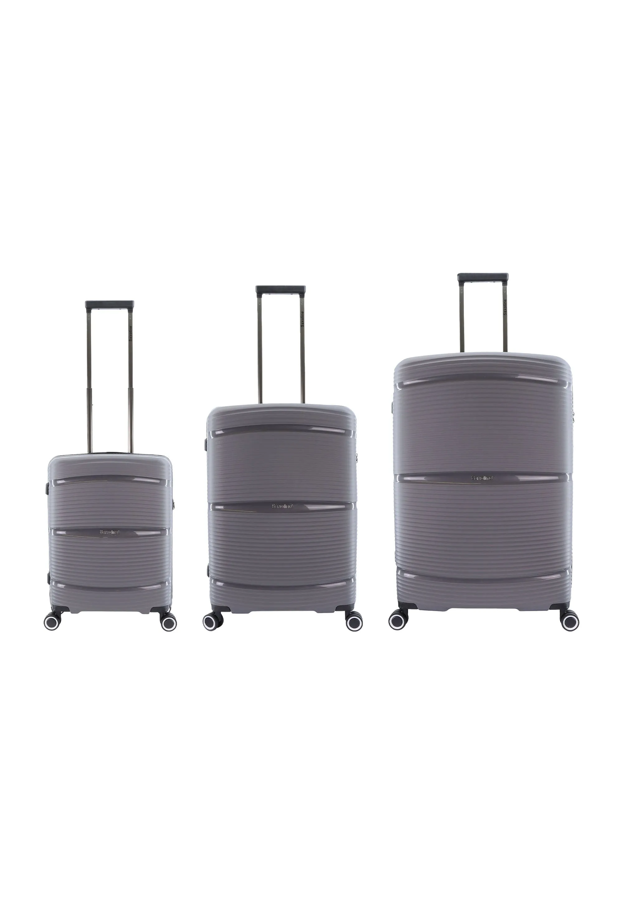 Saxoline Taupe Hard Luggage / Trolley / Suitcase