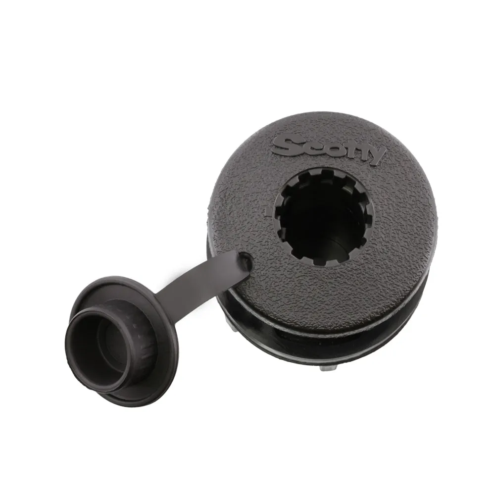 Scotty 444 Compact Threaded Deck Flush Mount