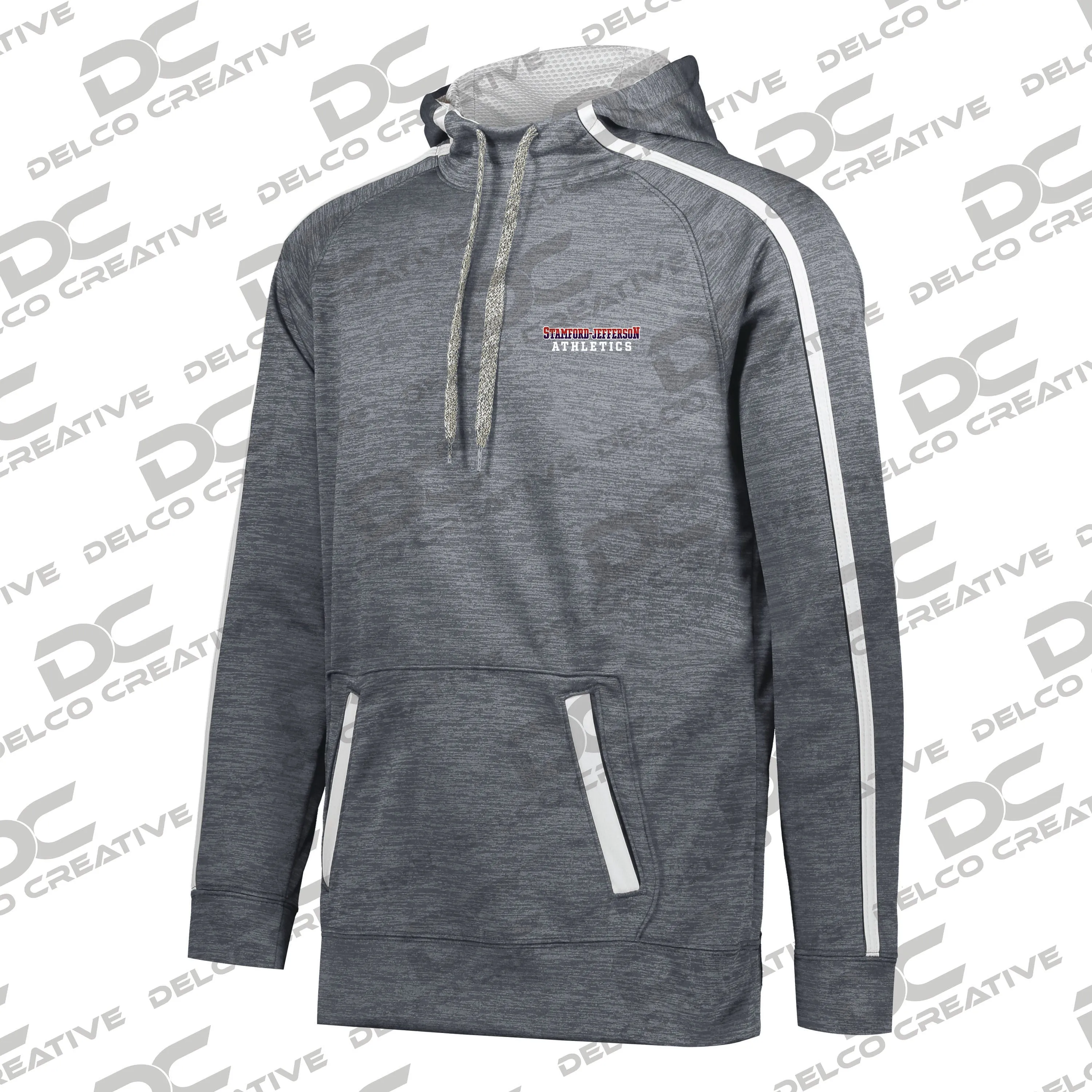 SCS/JCS Athletics Embroidered Tonal Heather Hoodie