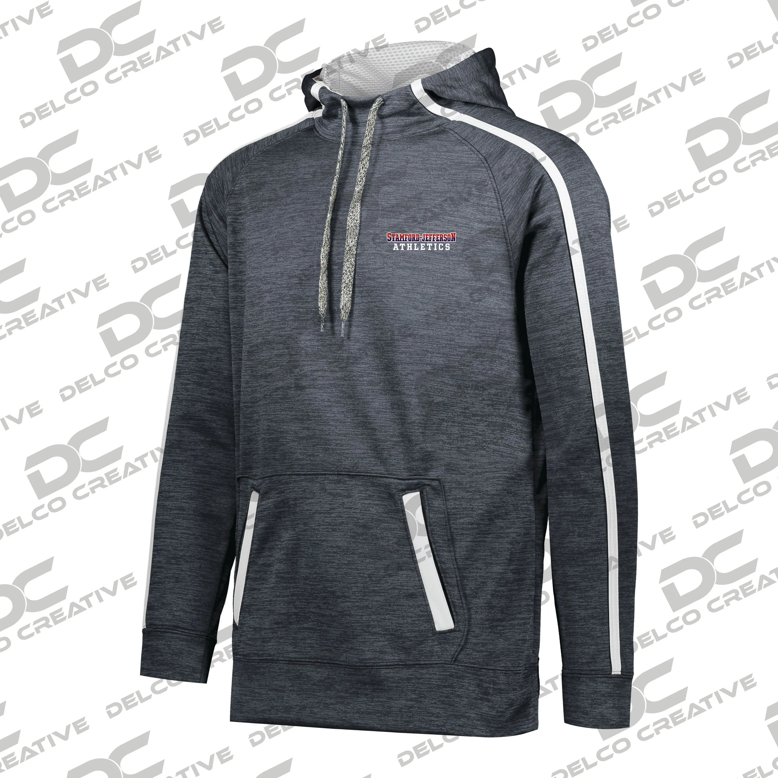 SCS/JCS Athletics Embroidered Tonal Heather Hoodie