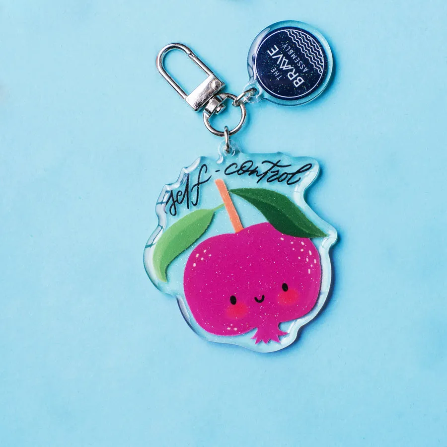 Self-control {Pomegranate} v2 | Acrylic Keychain