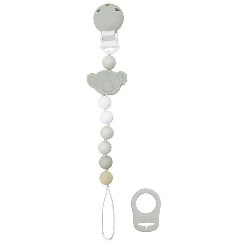 Silicone Pacifier Clip- Koala