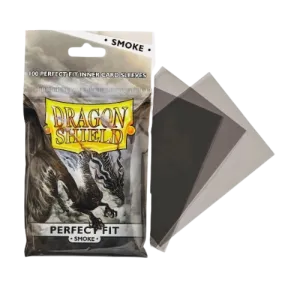 Sleeves - Dragon Shield - Perfect Fit 100 Pack Smoke