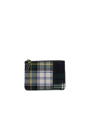 Small Tartan Patchwork Zip Pouch