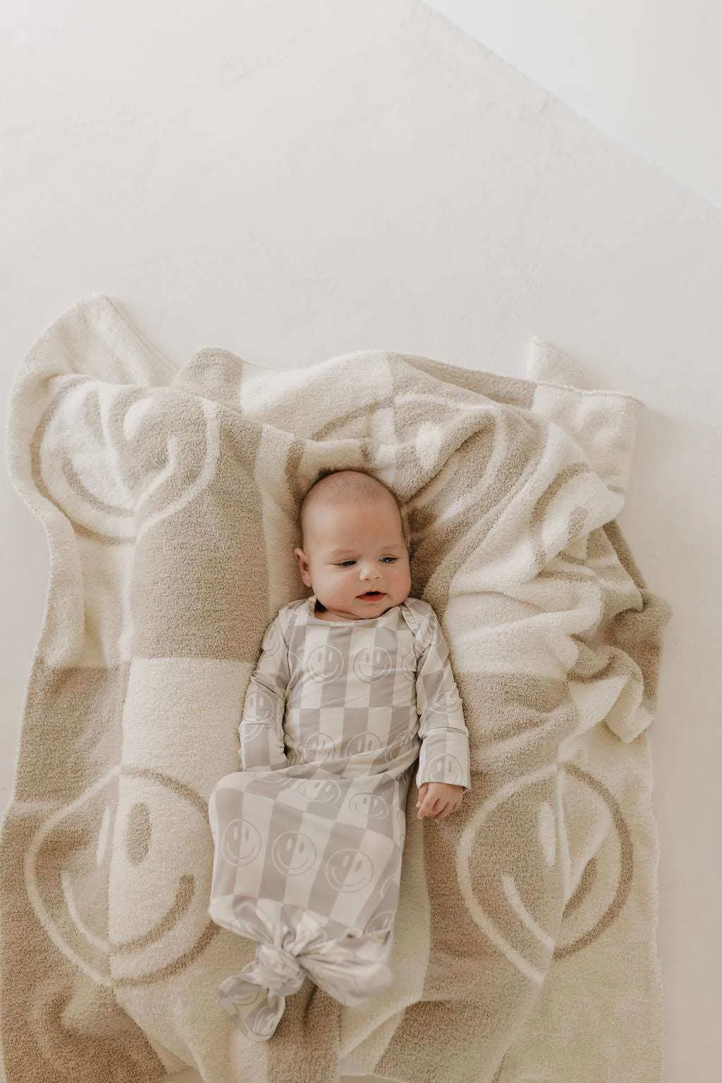 Smile Checkerboard | Bamboo Knotted Gown