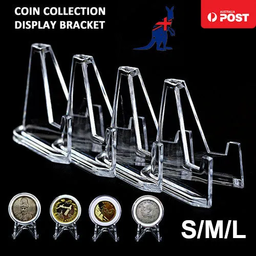 S/M/L Acrylic Clear Stand for Trading Card PSA Pokemon Card Holders Stand