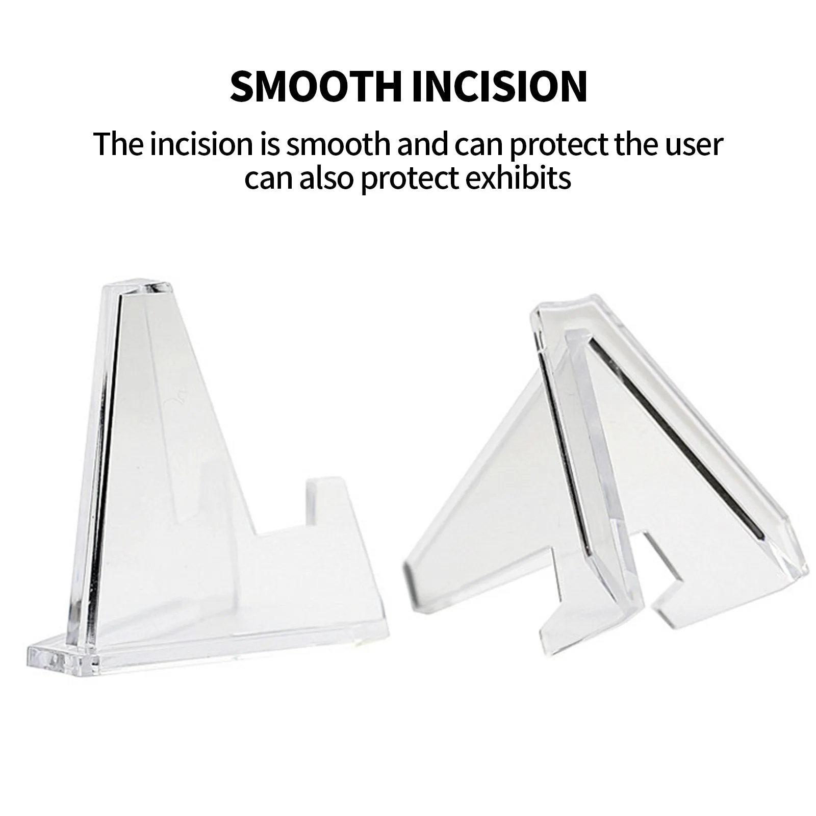 S/M/L Acrylic Clear Stand for Trading Card PSA Pokemon Card Holders Stand