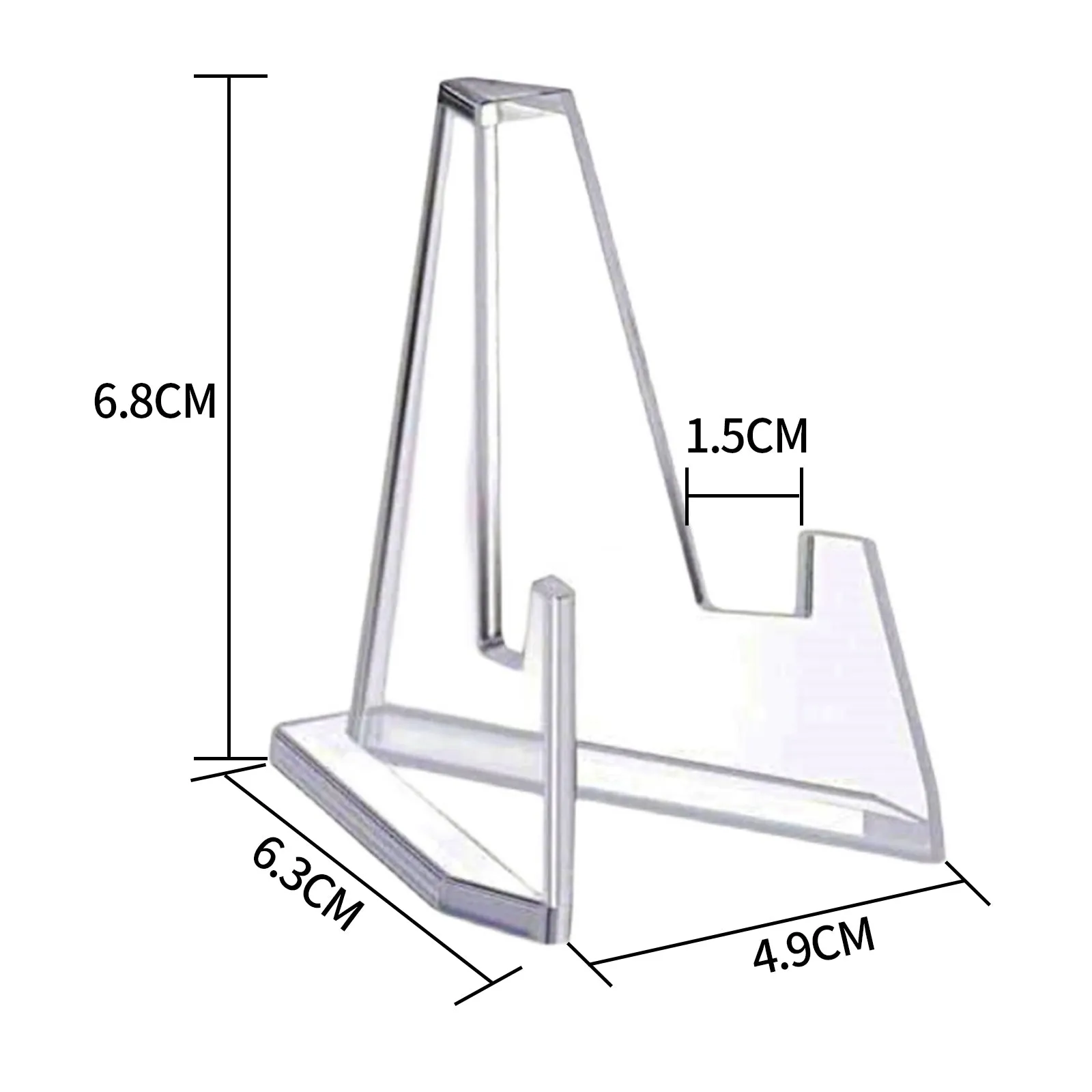 S/M/L Acrylic Clear Stand for Trading Card PSA Pokemon Card Holders Stand