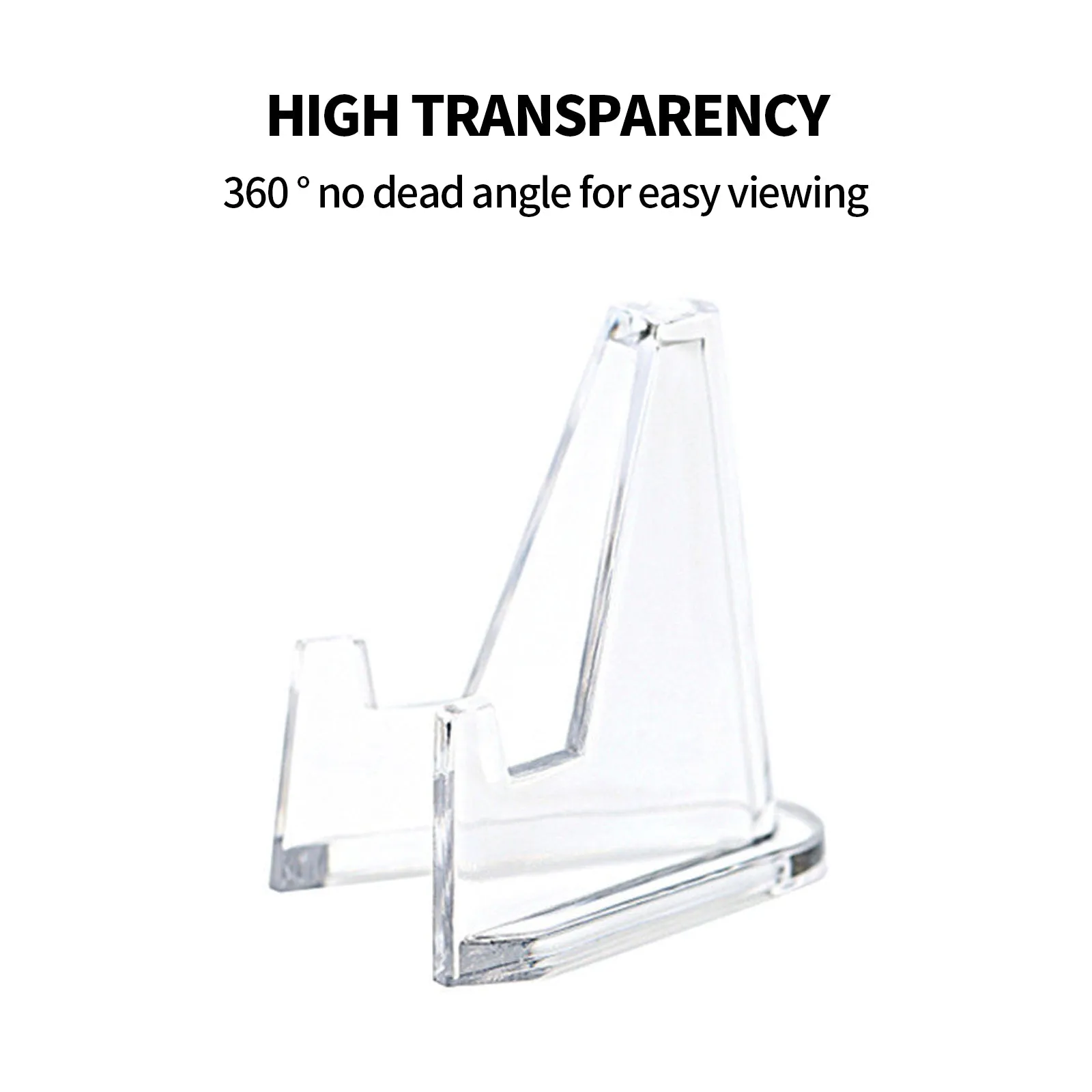 S/M/L Acrylic Clear Stand for Trading Card PSA Pokemon Card Holders Stand