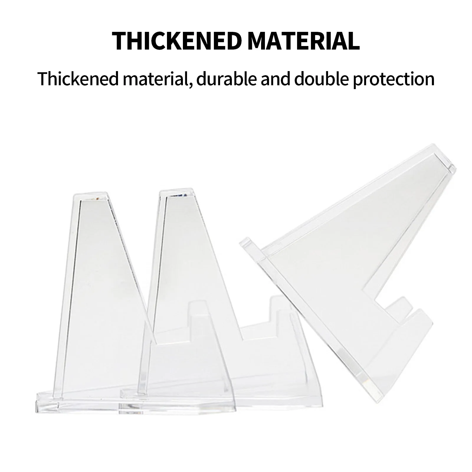 S/M/L Acrylic Clear Stand for Trading Card PSA Pokemon Card Holders Stand