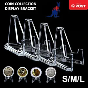 S/M/L Acrylic Clear Stand for Trading Card PSA Pokemon Card Holders Stand