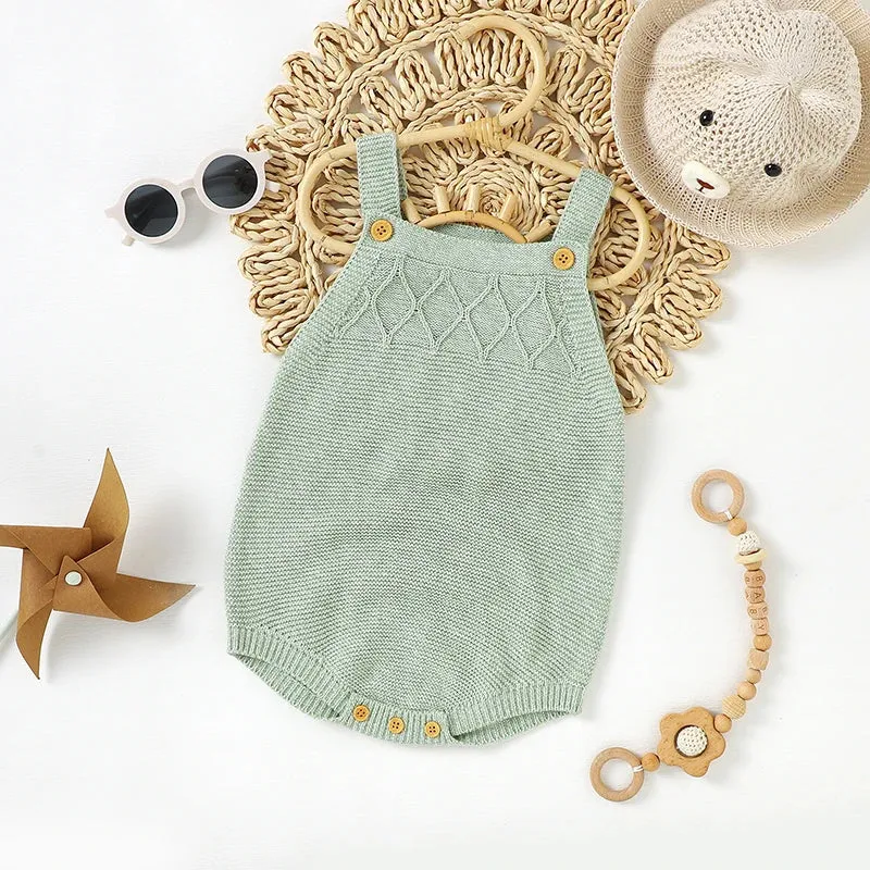 Solid Color Baby Unisex Bodysuit Clothes