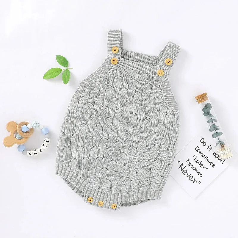 Solid Color Baby Unisex Bodysuit Clothes