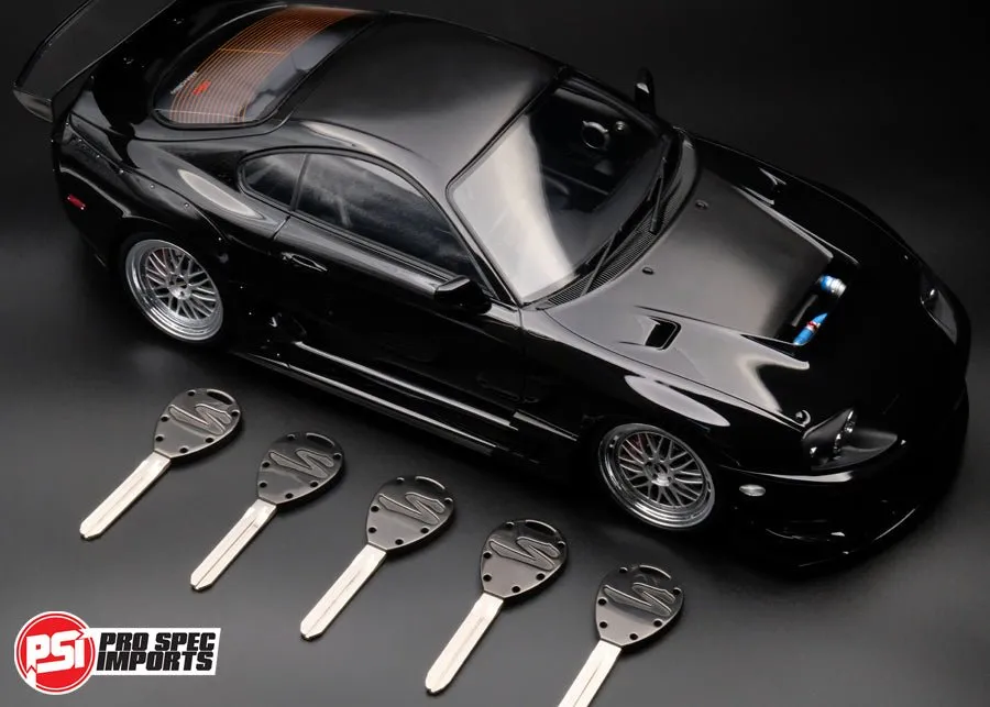 Stealth Black PVD - Titanium Mk4 Supra Key