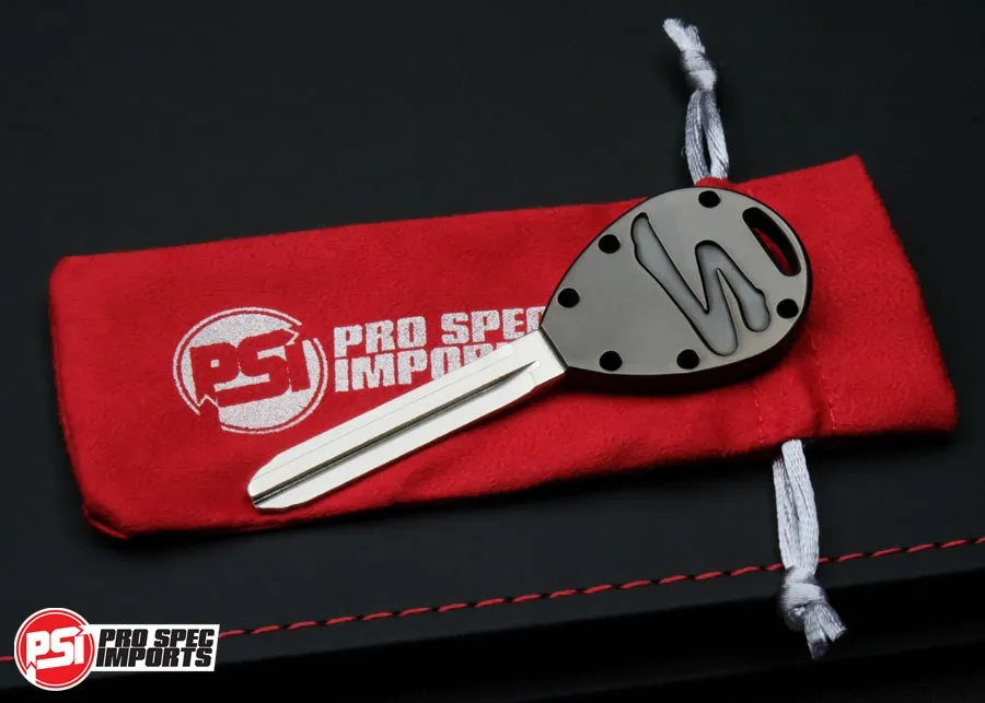 Stealth Black PVD - Titanium Mk4 Supra Key