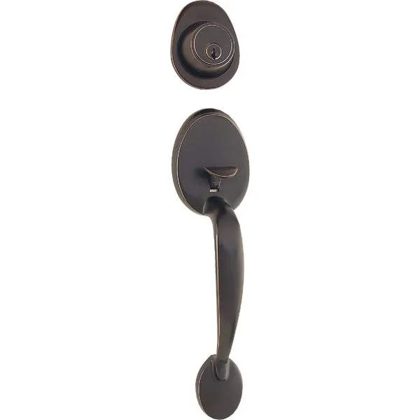 STEEL PRO ENTRY DOOR HANDLESET WITH TULIP KNOB