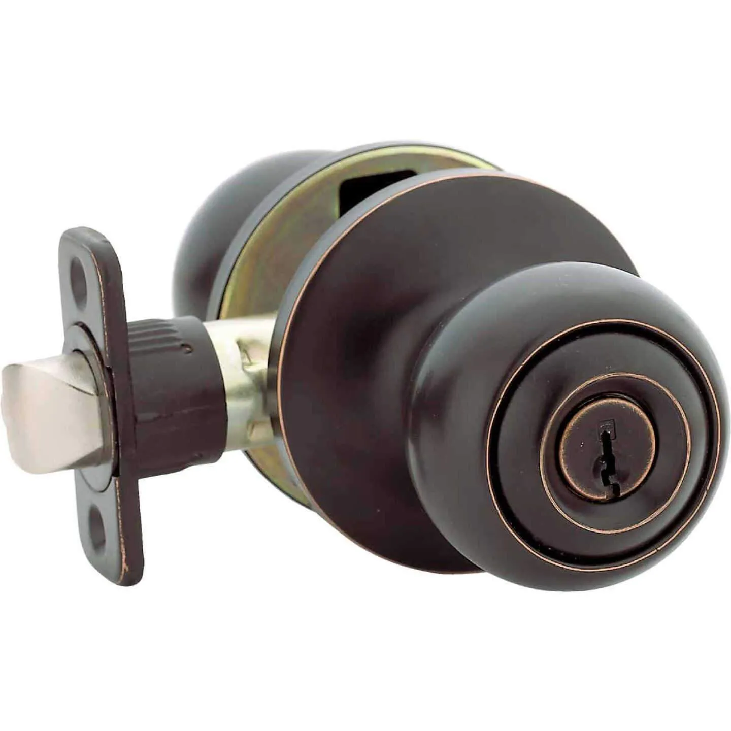 STEEL PRO ENTRY DOOR KNOB BALL STYLE