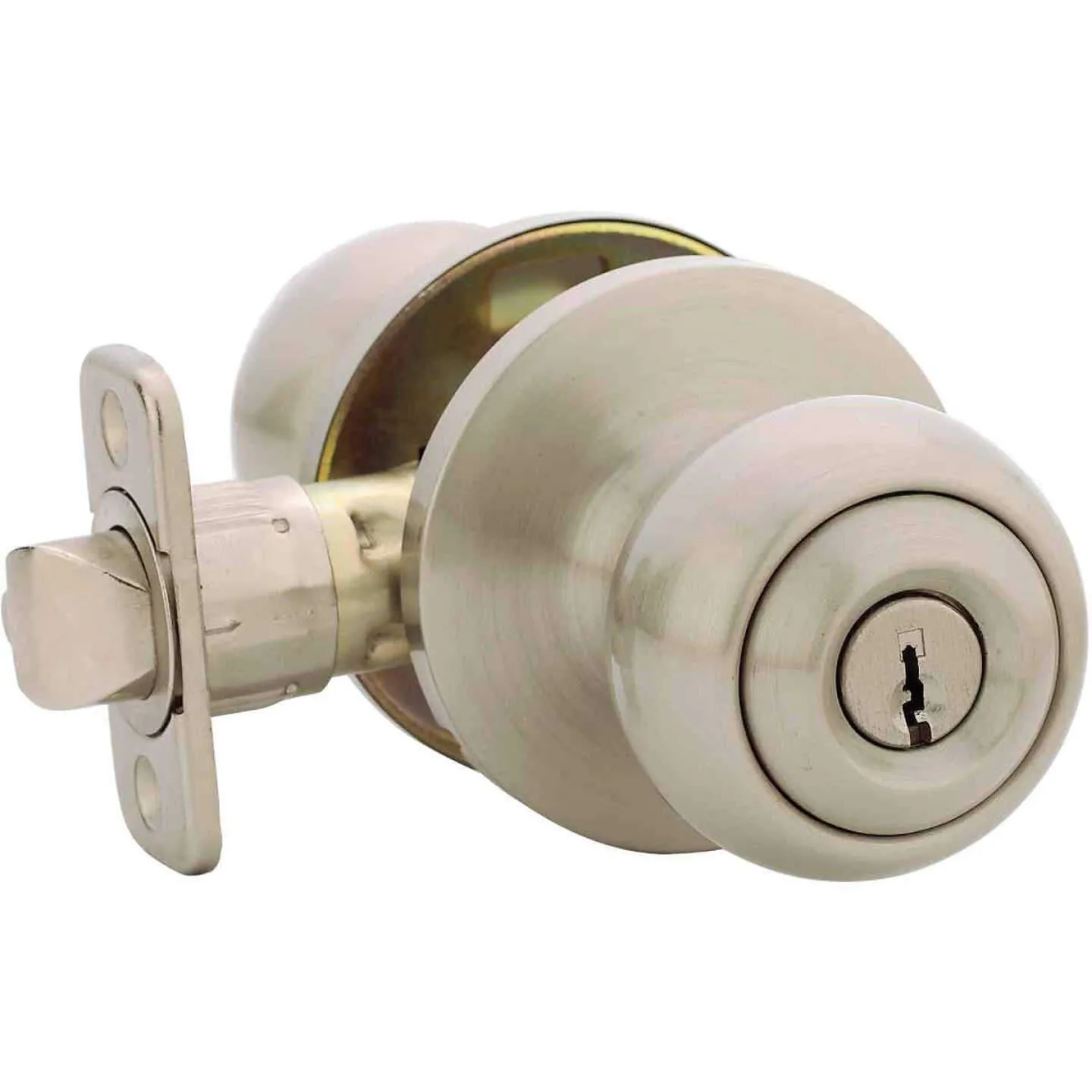 STEEL PRO ENTRY DOOR KNOB BALL STYLE