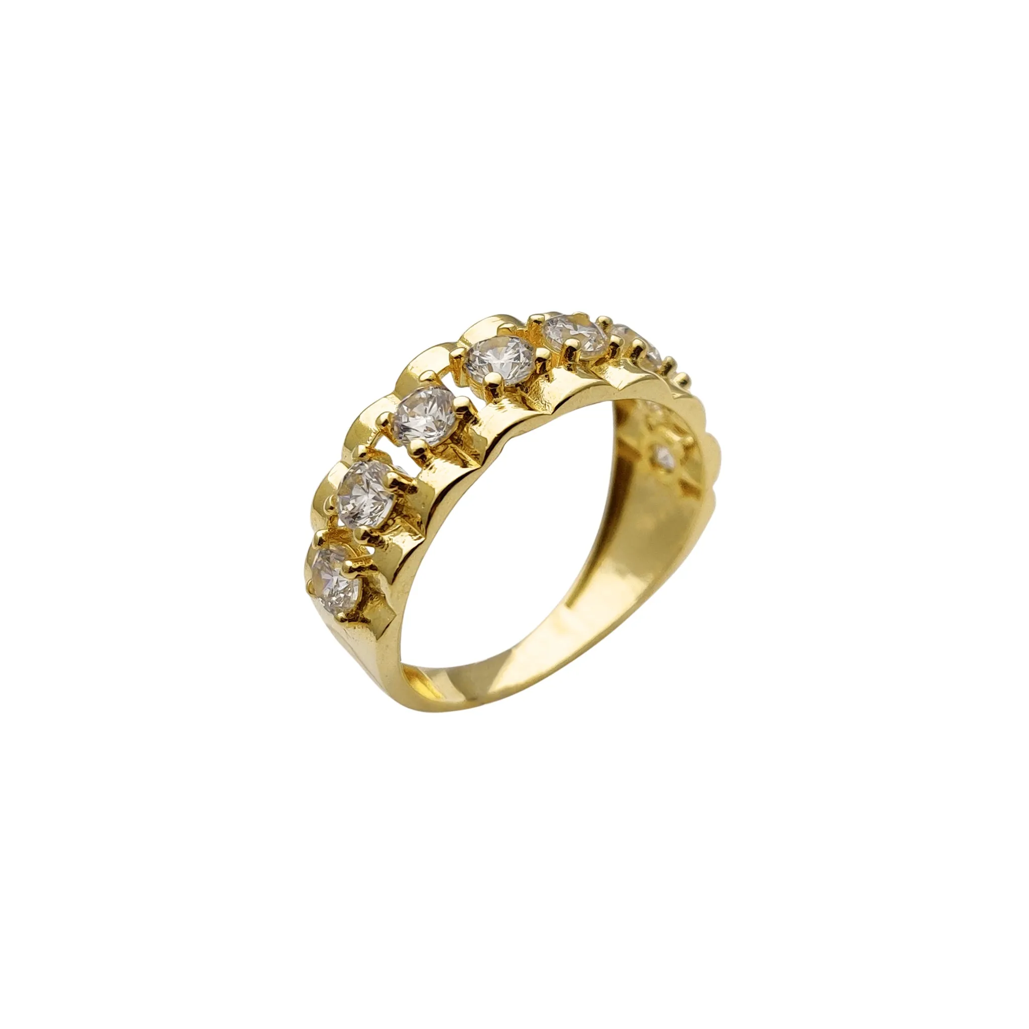 Stone-Set Presidential Men's Ring (14K)