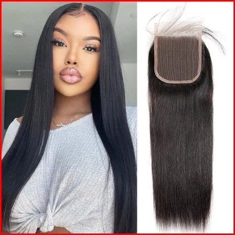 Straight 4X4 Lace Closure