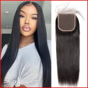 Straight 4X4 Lace Closure