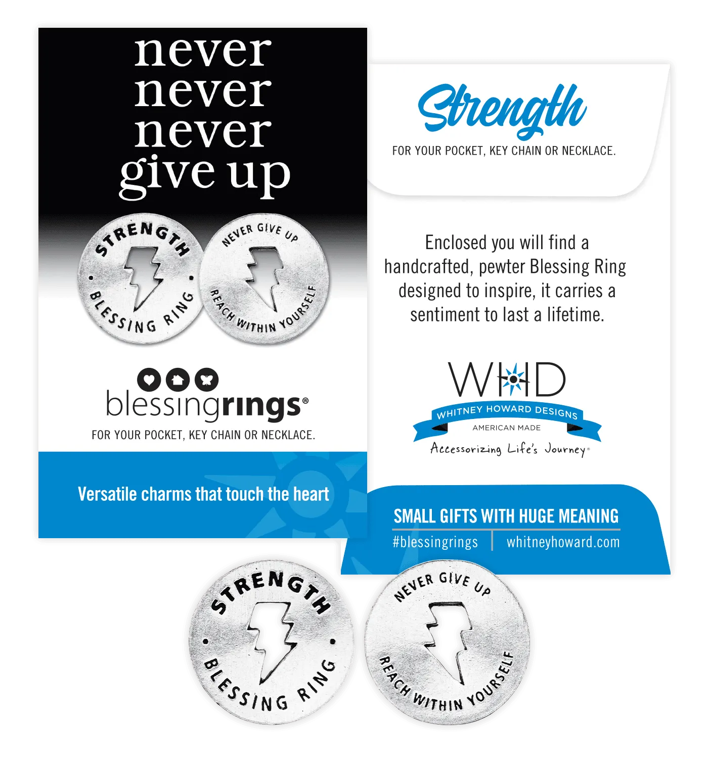 Strength Blessing Ring Charm