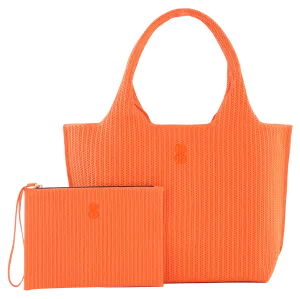 Sutton City Tote - Orange Stripe - Large